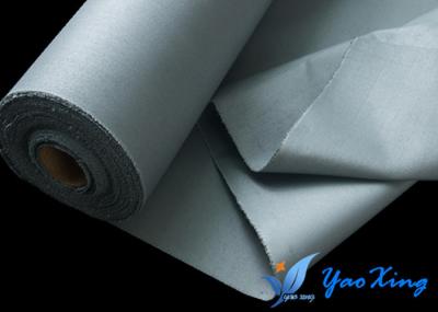 Abrasion Resistance PU Coated Fabric Flame Retardant For Industrial Gray Colour