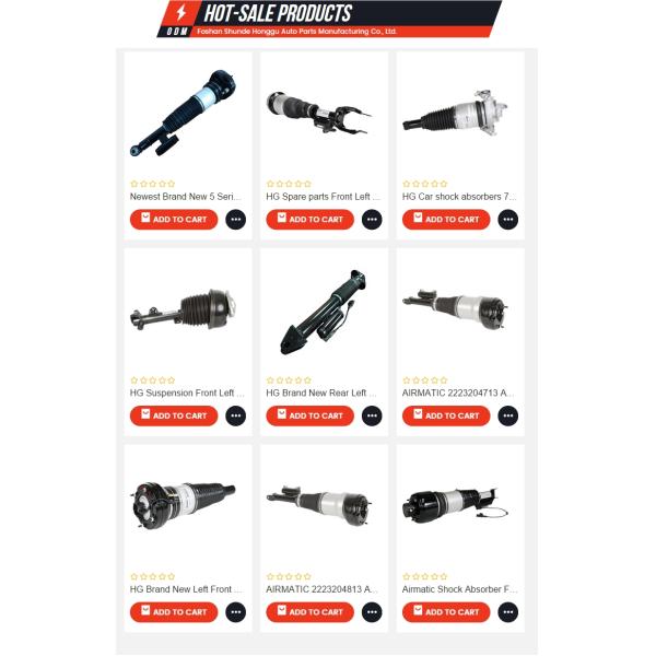 Automotive aftermarket parts Front Hydraulic Shock Absorber For Mercedes Benz S-CLASS W222 V222 ABC Air Auto suspension system