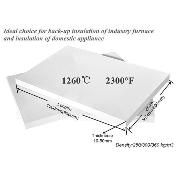 Fireproof High Temperature Ceramic Fiber Board Refractory For Furnace Kiln Lining