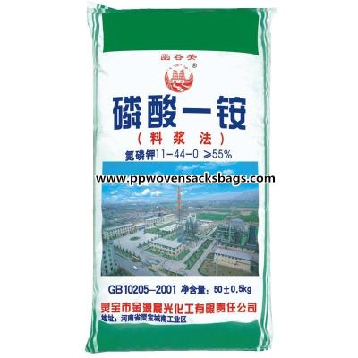 Customized Printed PP Woven Fertilizer Packaging Bags for Packing Monoammonium