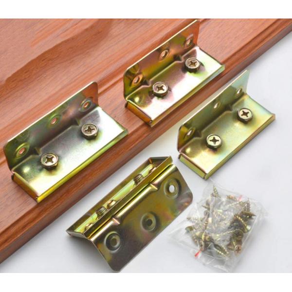 Effortlessly Connect Your Wooden Bed Frame with Heavy Duty No-Mortise Bed Rail Connectors