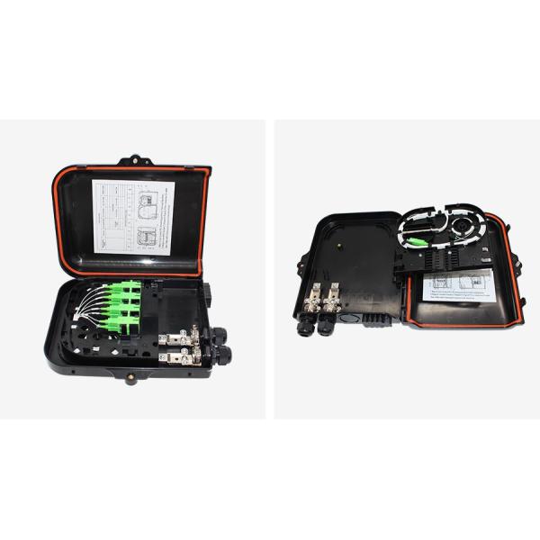 8 Core Fiber Optic Termination Box Outdoor Fiber Distribution Box IP65