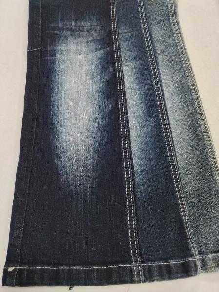 9oz Bleu Gris 75% Coton de haute qualité, Tissu Denim en fil de Bambou Vertical, avec une largeur totale de 180cm JSD3021B Pour Jeans