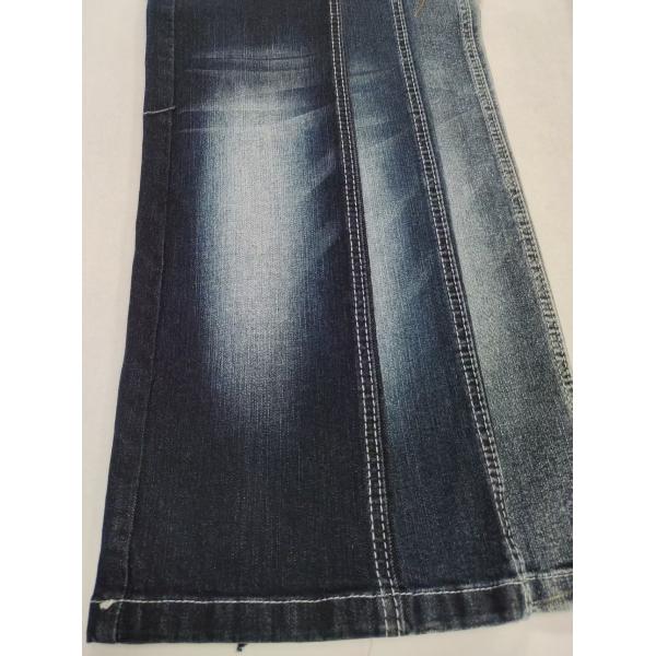 9 oz bleu gris 75% coton vertical fil de bambou tissu denim 10S pour les jeans