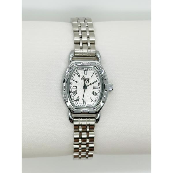 Минималистические стильные часы из нержавеющей стали с ремнями