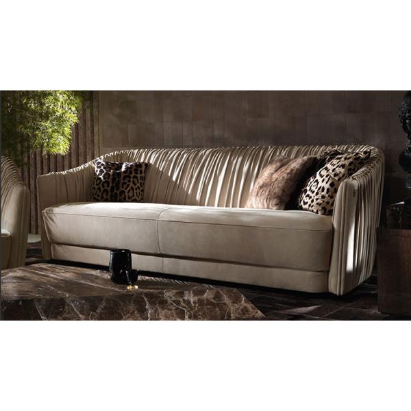 Titanium High End Sectional Sofas 0.82m Vintage Luxury Living Room Furniture Sets