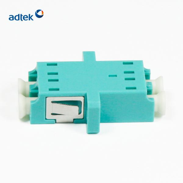 FTTX OM3 LC Duplex Coupler , Multimode Fiber Adapter
