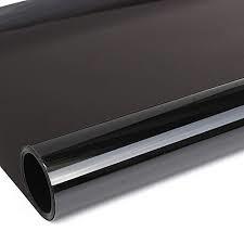 Skin Care Window Cover Film Anti Smash , Black Window Tint Rolls With Scraper