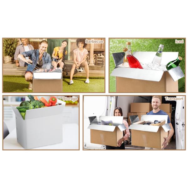 FREEZABLE COOL BAG, INSULATION ALUMINIUM FOIL BAG, THERMAL THERMO COOLER TOTE BAG, THERMAL MEDICAL