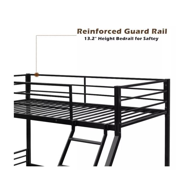 School Dormitory Sturdy Metal Bunk Beds , Strong Metal Bunk Beds For Two Person