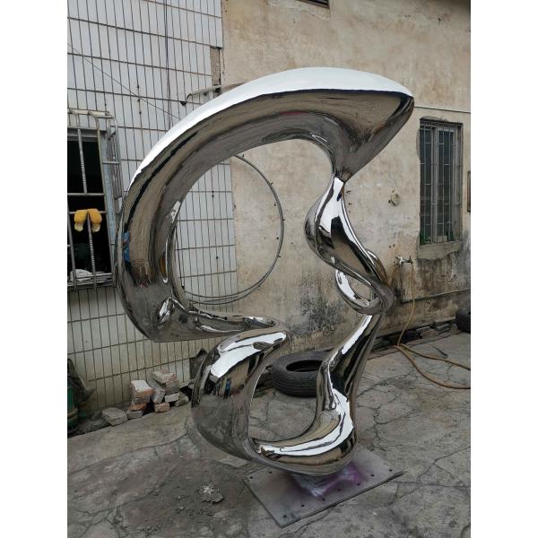 Large Silver Yard Animal Statues , 1200 Mm Western Art Sculptures