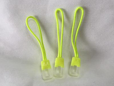 Extrator de borracha transparente do zíper da novidade com corda tecida da tela