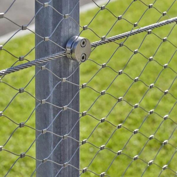 Protection Metal Rope Mesh 304 / 316 Stainless Steel Woven Mesh