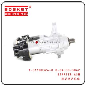 1-81100324-0 0-24000-3042 1811003240 0240003042 СОБРАНИЕ СТАРТЕРА 24V 4.5KW ДЛЯ ISUZUESFRFS 6HK1