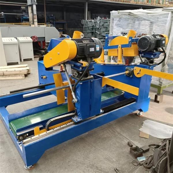 A serra Mills Machine da guarnição da extremidade do dobro do Woodworking da qualidade, corte transversal da placa da pálete viu
