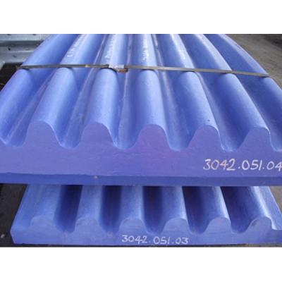 Terex JS Series Jaw Liners jaw crusher spare parts Mn13Cr2 Mn18Cr2 manganese jaw plates