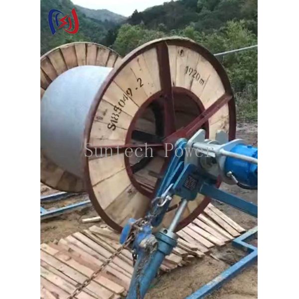 Hydraulic Conductor Reel Stand with 5000kg Capacity and 45rpm Max Speed for Safe Handling