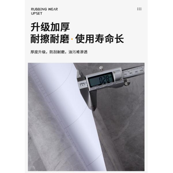 Fonction anti-statique Hôtel intérieur papier peint en PVC pour la décoration de maison de design en marbre