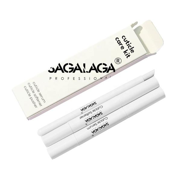 Nail Care Growth Serum Oil Pen Product Cuticle Pusher Remover Liquid and Pushers Set