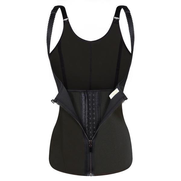 Adjustable OEM Zipper Waist Trainer Corset Neoprene Ultra Sweat