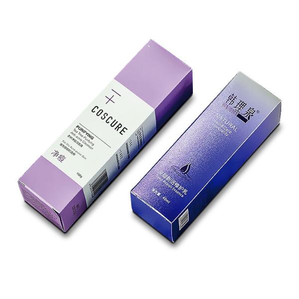 Hardcover 350g Art Paper Packaging Box For Skin Care Products Custom Color Printing