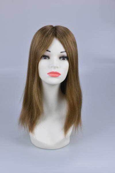 Texte droit Perruques juives casher 10 pouces -22 pouces Perruques de cheveux humains casher