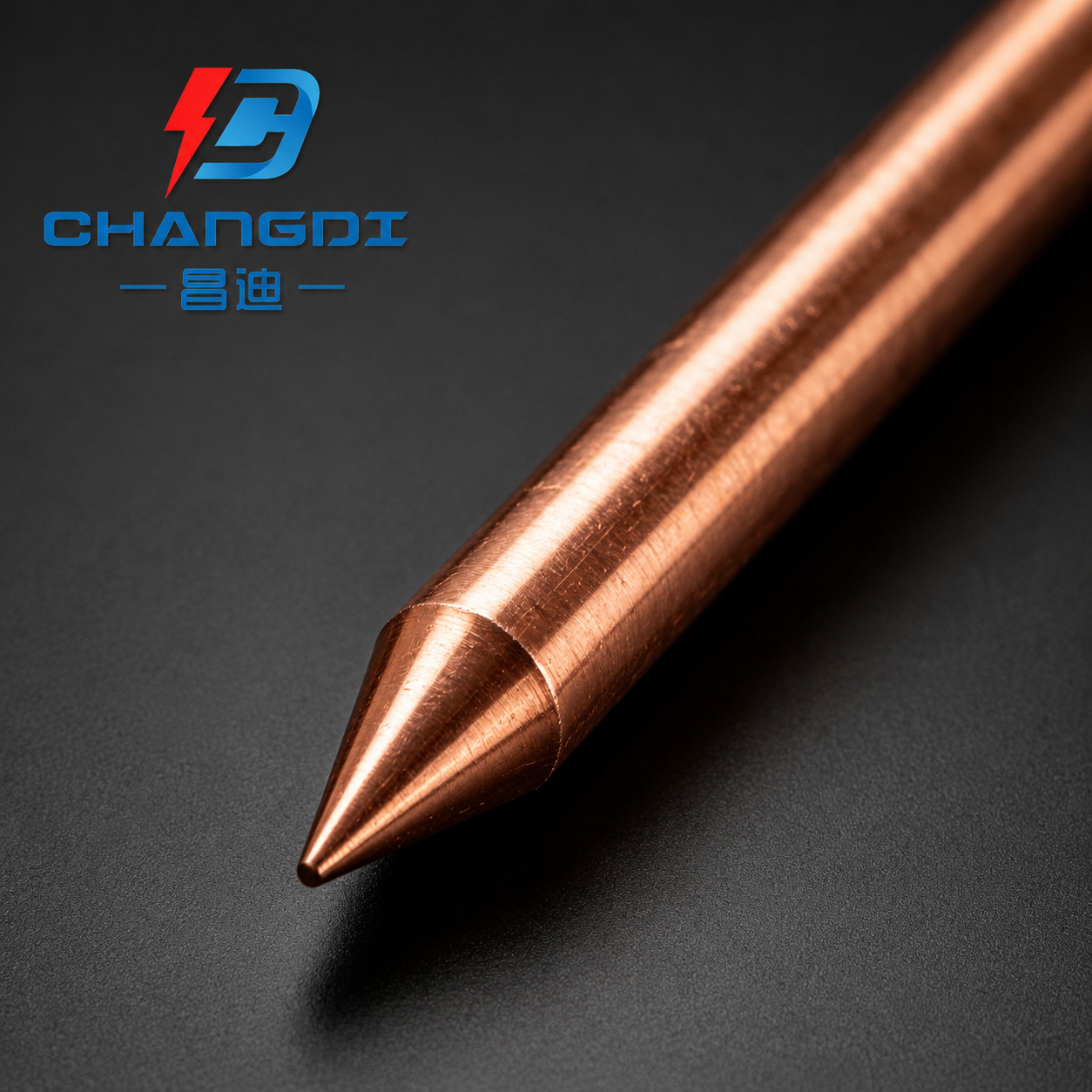 16mm Copper Bonded Earth Spike with Heavy Copper Coating