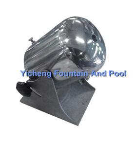Landscape Outdoor Small Laminar Glass Light Fountain Nozzle With Controller