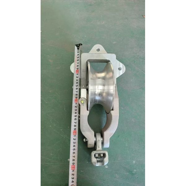 SH10TY Universal Block Power Roller with 10KN Rated Load and Aluminum Wheel for Compact & Portable Overhead Power Line Stringing