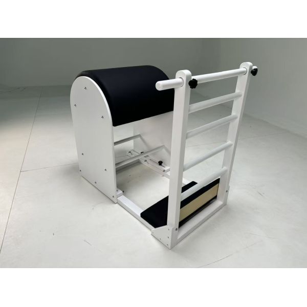 Oak Wood Pilates Ladder Barrel U+PL008 with Traditional Curved Barrel Design