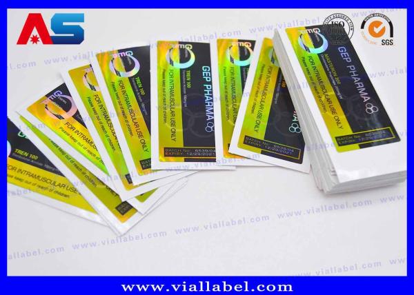 Etiquetas plásticas profissionais da garrafa da etiqueta 10ml do tubo de ensaio para o pacote de Pharma