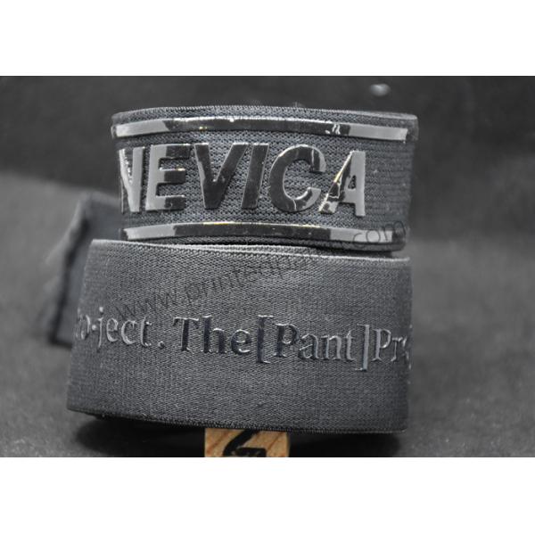Webbing полиэстера 50mm силикона эластичный для задействуя одежды замыкает накоротко
