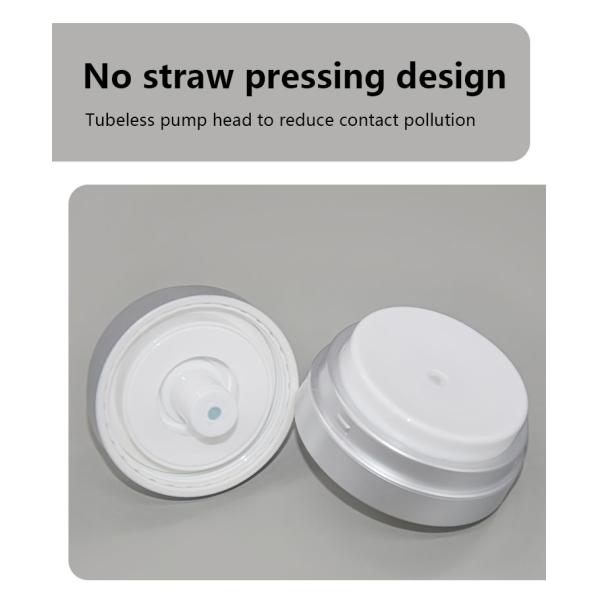 Акриловые безвоздушные опарникы с упаковкой 30g и 50g крышек косметической