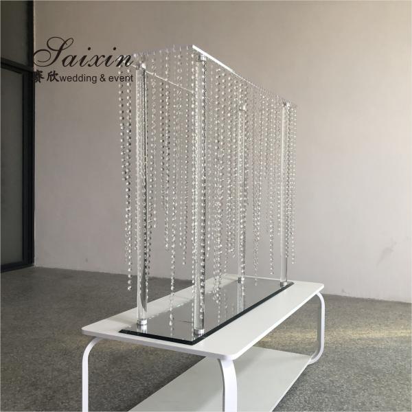 ZT-207 Decorações de festa de casamento cristal acrílico de exposição de suporte para peças centrais de casamento
