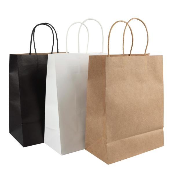 Oem Service Can Design As Client's Requirement Kraft Paper Bag Paper Type Art coated paper Sealing Handle Self Adhesive Seal