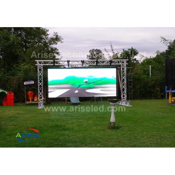 P6.67mm Die-Casting Aluminum outdoor rental led display With 640mmx640mm LED Screen Size H