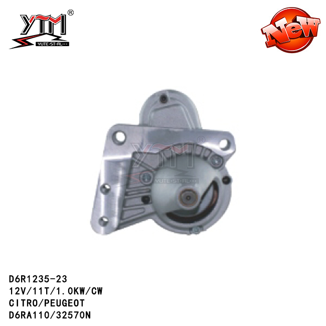 Мотор стартера двигателя D6RA110 Citroen Пежо 12V 0986021651 RNLD6RA110