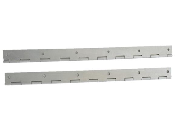 Adjustable Sofa Bed Metal Door Hinges White Zinc Plating Surface Treatment