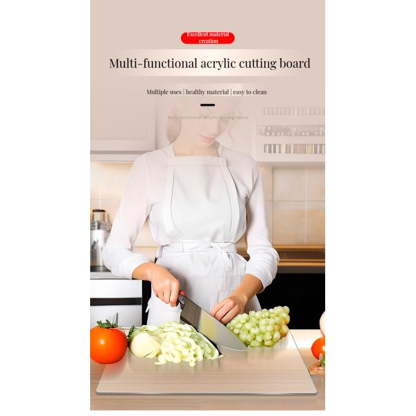 Customized Color Custom Logo Bamboo Dishwasher Safe Flexible Cutting Board for Kitchen