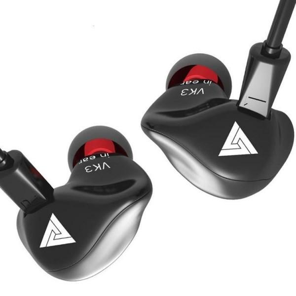 Hot QKZ VK3 3.5mm In-ear earphones Bass Sport Fone de ouvido Headset