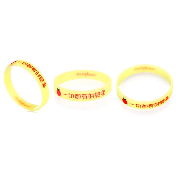 Silicon wristbands customized color logo and size good price and quality