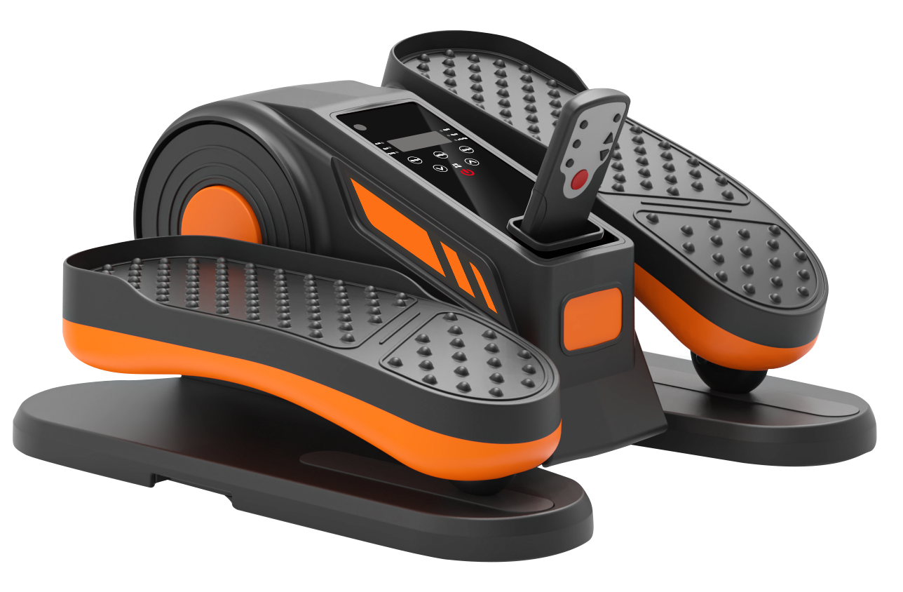 Under Desk Electric Elliptical Machine – Seated Low Impact Leg Exerciser with Remote
