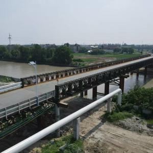 2.4 Meters Portable Steel Structure Bridges / Emergency Bridge Durability