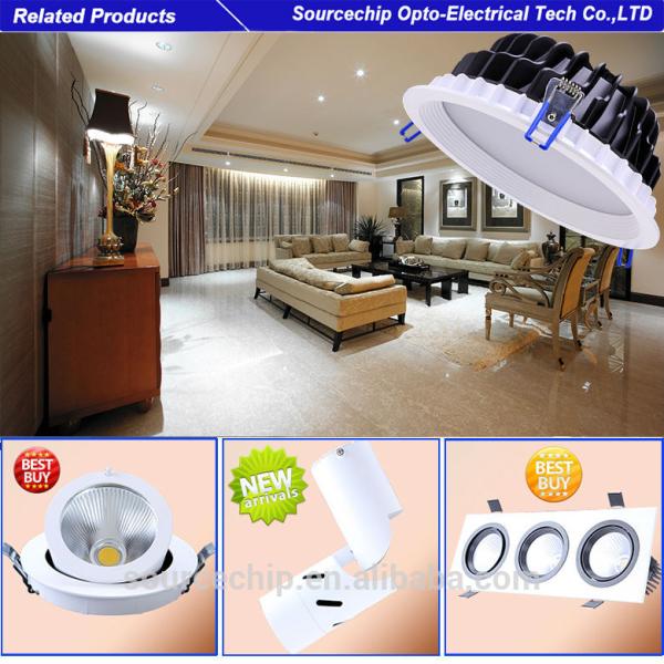 8 inch recessed led down light / 24W LED downlight supply