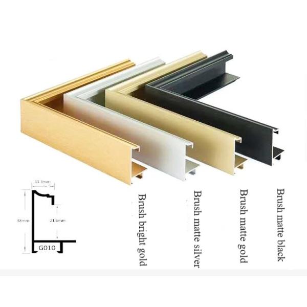 38mm Side Height Multiple Color Options Aluminum Frame for Mirror and Photo Picture Frames