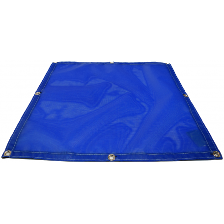 6 дюймовая ткань из ПВХ сетки с открывающимся карманным теней ПВХ покрытый прицепная брезент для крышки кровати грузовика