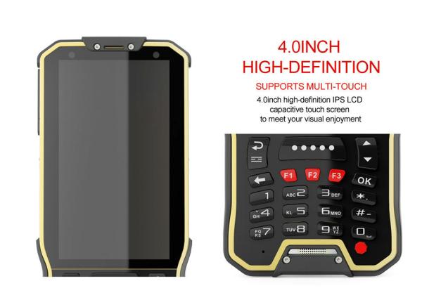 Wireless Handheld Laser Qr 2D Barcode Scanner android OS with Touch Display and 8GB Memory