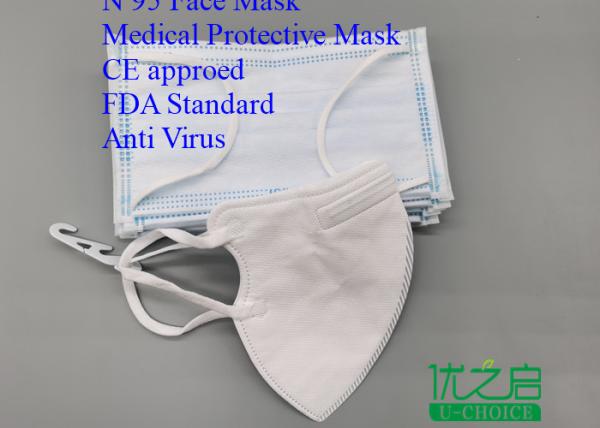 Breathable Disposable Respirator Mask , High Filtration N95 Carbon Filter Mask