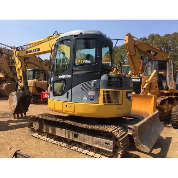 Crawler 2016 Year PC78US 5.5km/H Used Komatsu Excavator