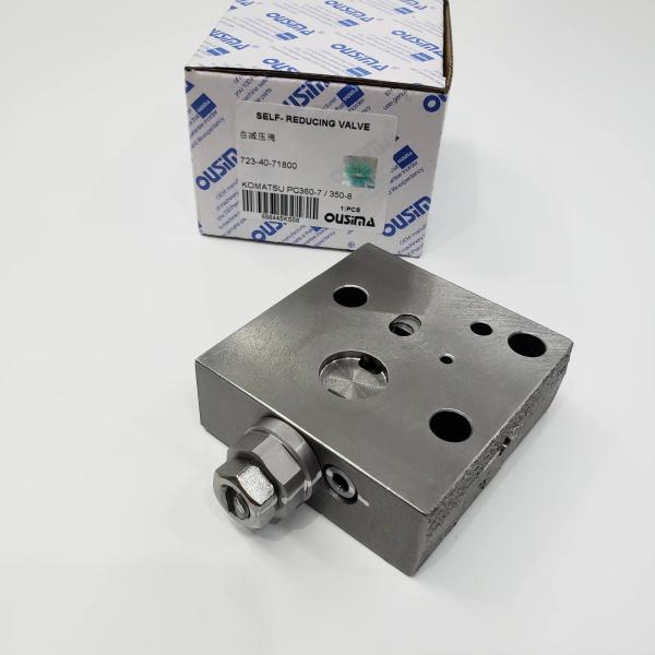 PC360-7 PC350-8 Excavator Hydraulic Valve , 723-40-71800 Pressure Relief Valve